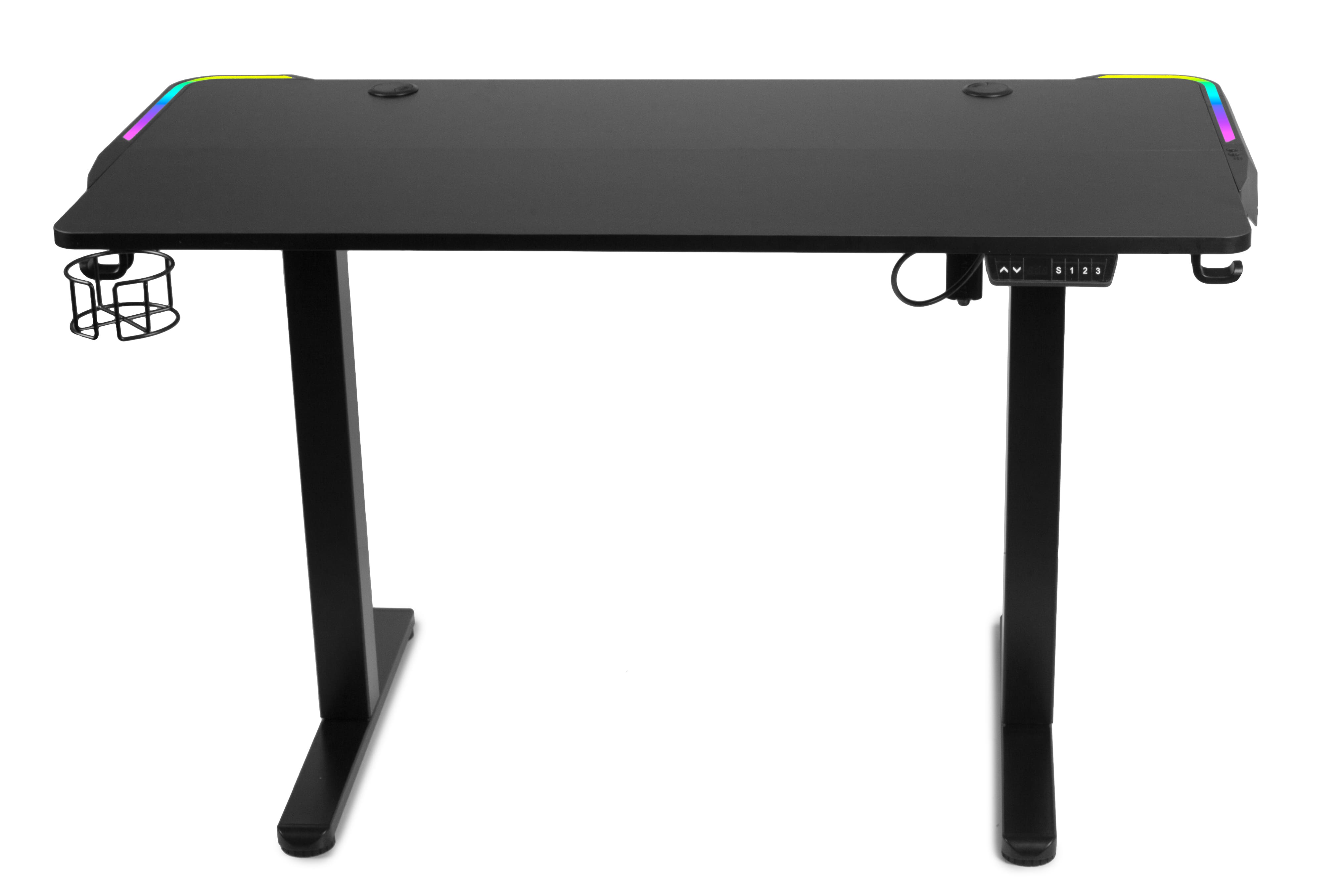 Регульований стіл Barsky StandUp Game black RGB-LED 1200*600 BST-01led